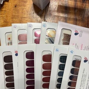 Assorted Nail Polish Strips Set Color Street